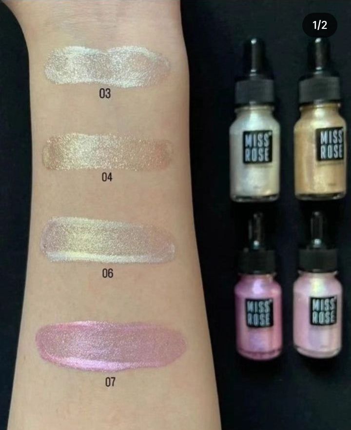 1 Piece Miss Rose High Beam Liquid Highlighter – Radiance in Every Drop! 10ml View Gallery - Pakistan