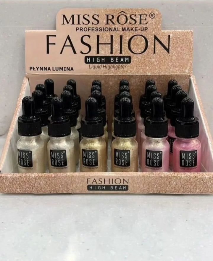 1 Piece Miss Rose High Beam Liquid Highlighter – Radiance in Every Drop! 10ml View Gallery - Pakistan