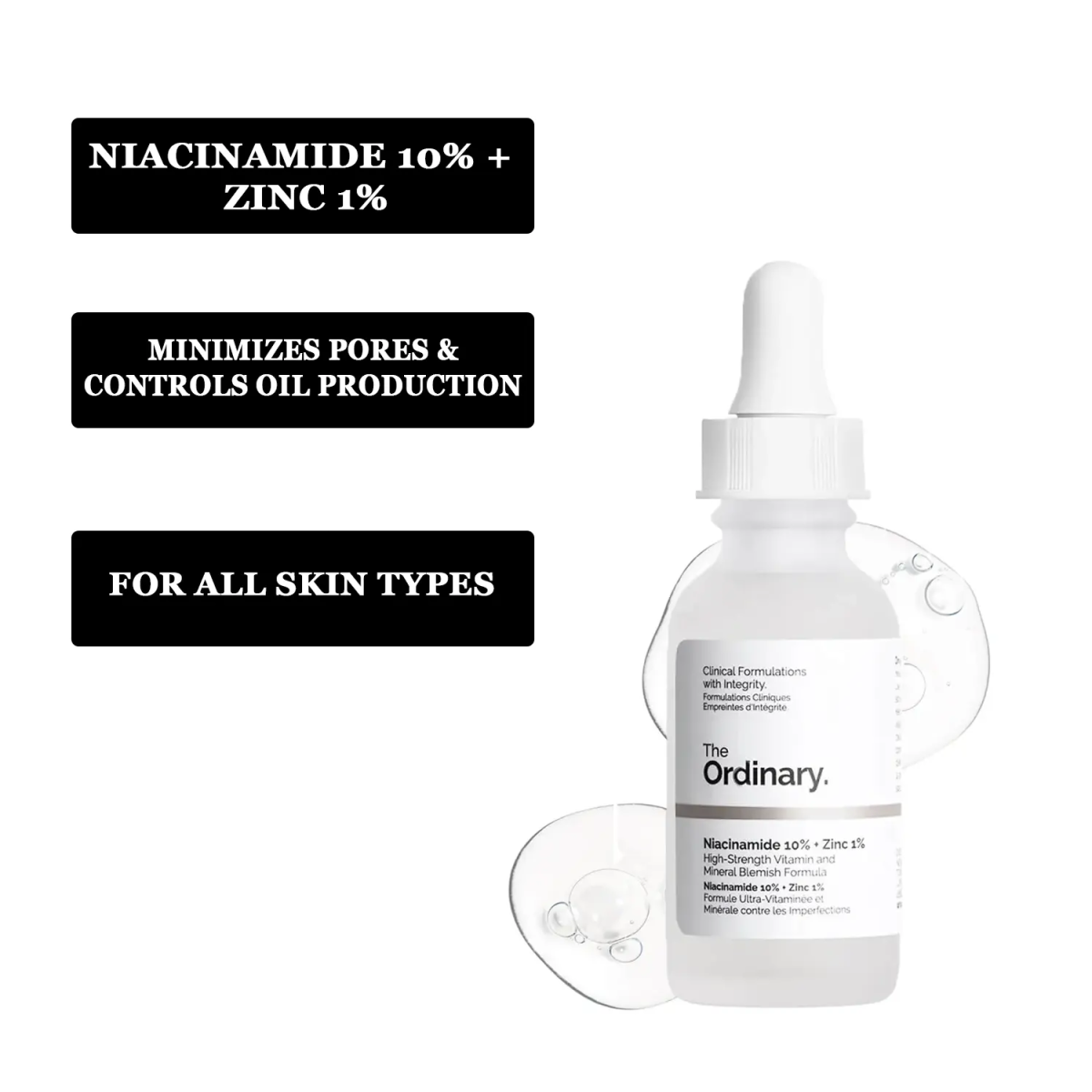 The Ordinary Niacinamide Serum 10% + Zinc 1% Supersize Serum | Best Quality Serum 30ML View Gallery - Pakistan