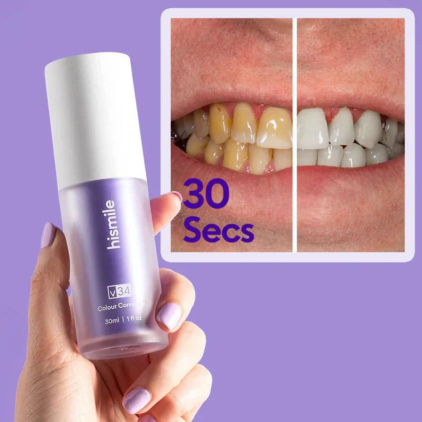 Teeth Brightening Hismiles V34 Colour Corrector Serum - 30ml | Best Quality Serum For Teeth Brightening View Gallery - Pakistan