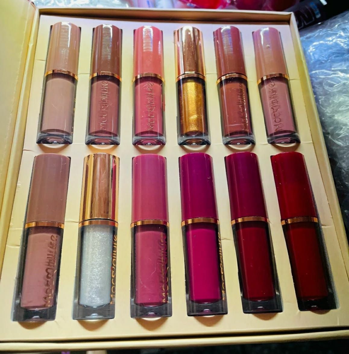 12 Pcs Mocallure Transparent Clear Lip Gloss | High Pigment Lipgloss Set | Best Quality Lipgloss Set View Gallery - Pakistan