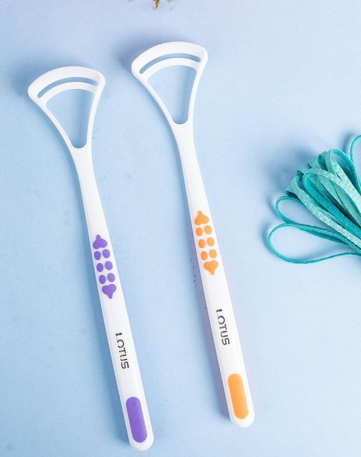 1 Piece Tongue Scraper | Tongue Cleaner | Double Head Tongue Cleaner | Reduce Bad Breath (random color) View Gallery - Pakistan
