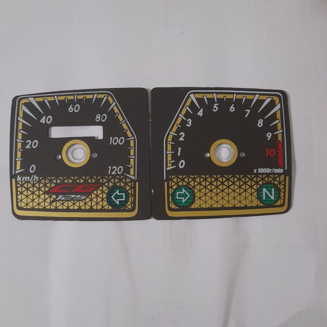 Speedometer Dial Plate For Gold Edition 125cc Motorcycle | Dial Plate for 125cc Bikes View Gallery - Pakistan
