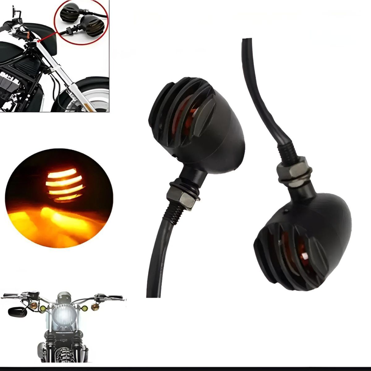 Pair Of 05 - Grill Indicators Yellow Led For Bikes ( 20pcs ) View Gallery - Pakistan