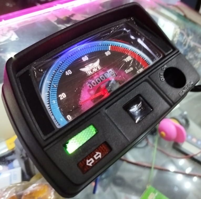 Ravi 70cc Speedometer Speed with LED Lights In Meter | Best Quality Speedometer For 70CC Motorcycle | 70CC Bike Meter View Gallery - Pakistan