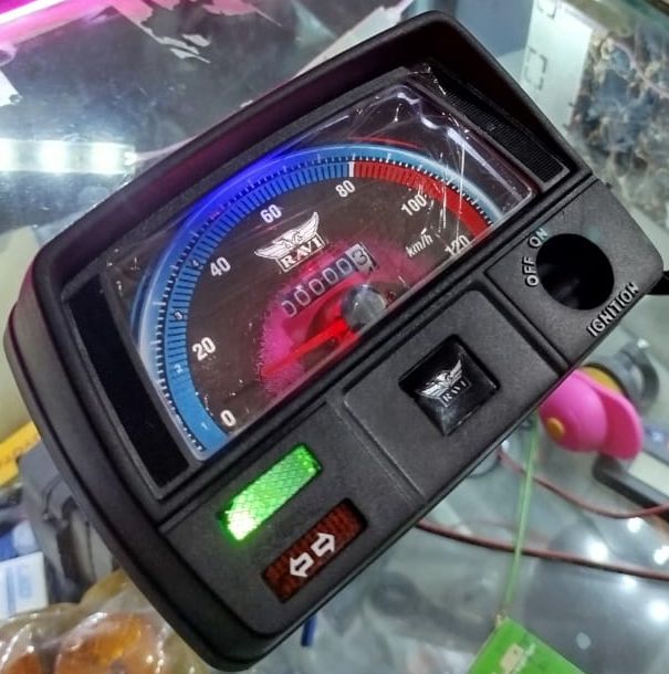 Ravi 70cc Speedometer Speed with LED Lights In Meter | Best Quality Speedometer For 70CC Motorcycle | 70CC Bike Meter View Gallery - Pakistan