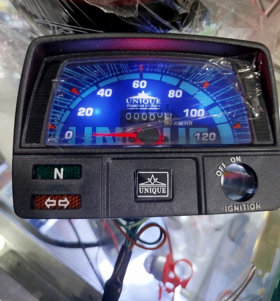 Unique motorcycle Speedo meter with led lights for CD70 Motorcycle &amp; For all 70 cc Bike View Gallery - Pakistan