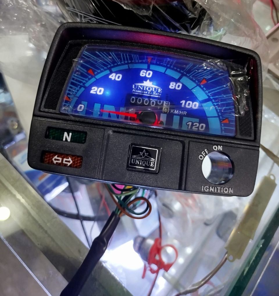 Unique motorcycle Speedo meter with led lights for CD70 Motorcycle &amp; For all 70 cc Bike View Gallery - Pakistan