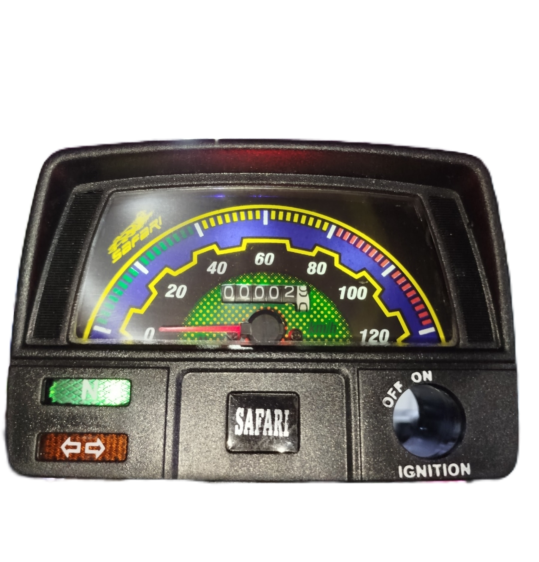 Safari 70cc Speedometer Speed with LED Lights In Meter | Best Quality Speedometer For 70CC Motorcycle | 70CC Bike Meter View Gallery - Pakistan