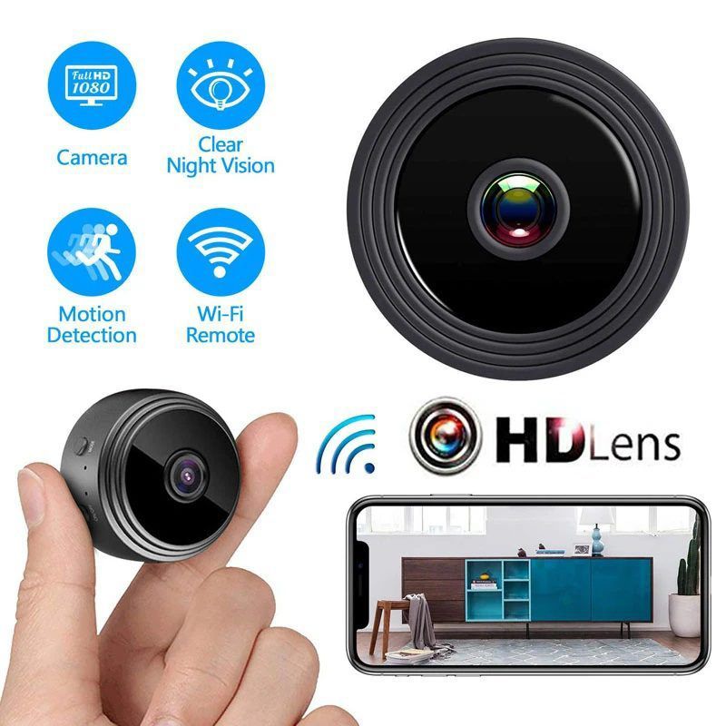 A9 Mini Camera with stand || Wifi Camera Wireless Monitoring HD || New Camera || Mini Wifi Camera || Home Security DVR Sensor Wifi Cameras with V38 APPs View Gallery - Pakistan