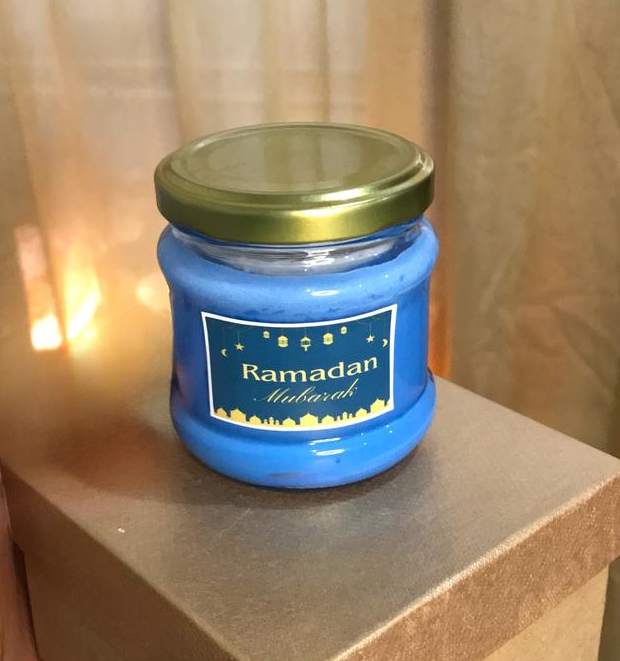 Ramadan Candle - Soul Soothing Aroma – Handmade Milky &amp;amp; Fresh Soy Wax Candle - 100 gram