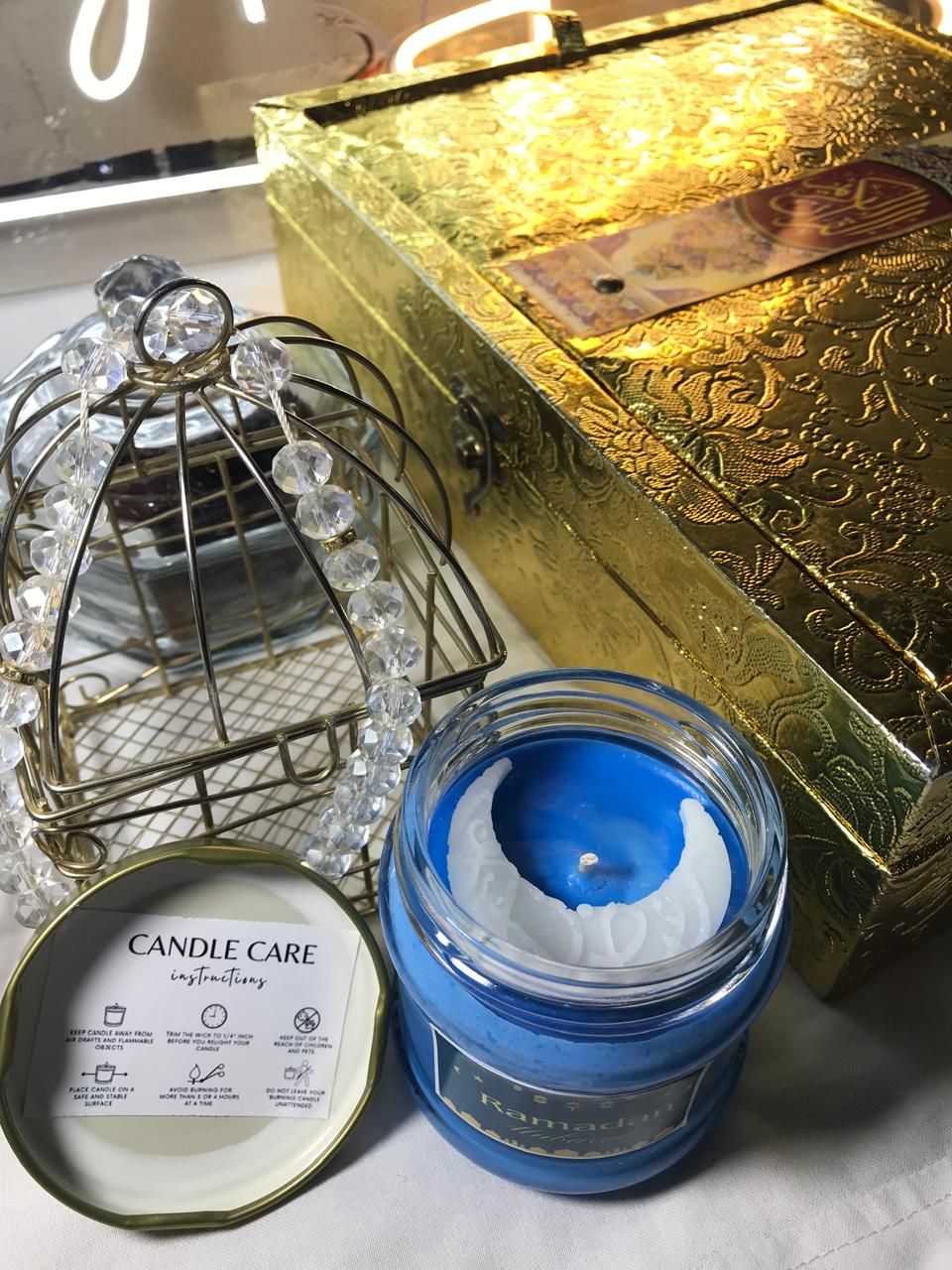 Ramadan Candle - Soul Soothing Aroma – Handmade Milky &amp; Fresh Soy Wax Candle - 100 gram View Gallery - Pakistan