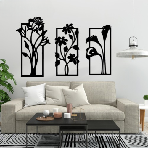 3d Flower Frame wall Art  | Wooden Flower Frame wall Art  | Wall decoration | Decor For Home Wall Decoration Attractive Wooden Wall Art