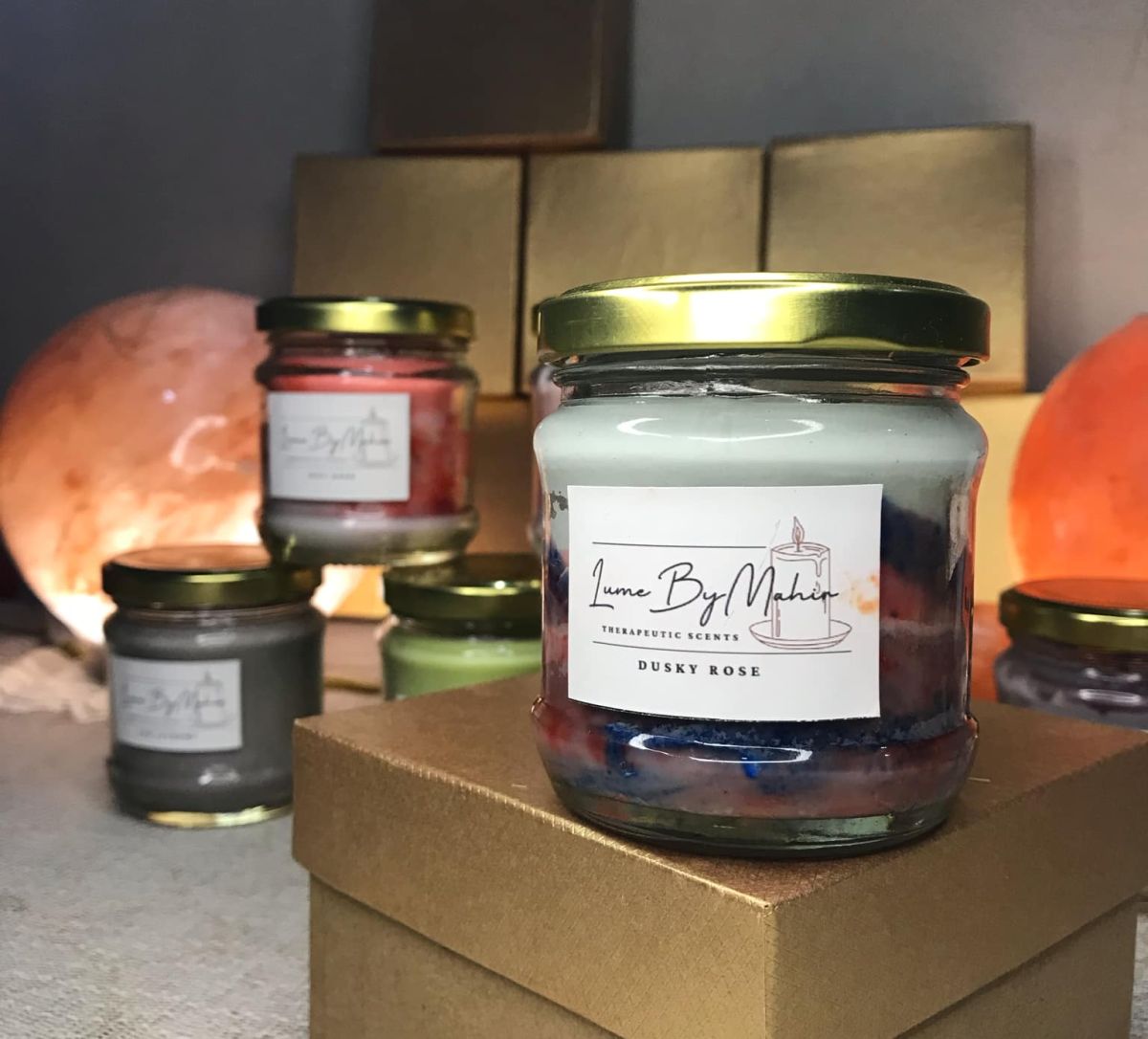 Dusky Rose | The Scent of Love at Dusk – Handmade Luxurious Floral &amp;amp; Musky Soy Wax Candle - 100 gram