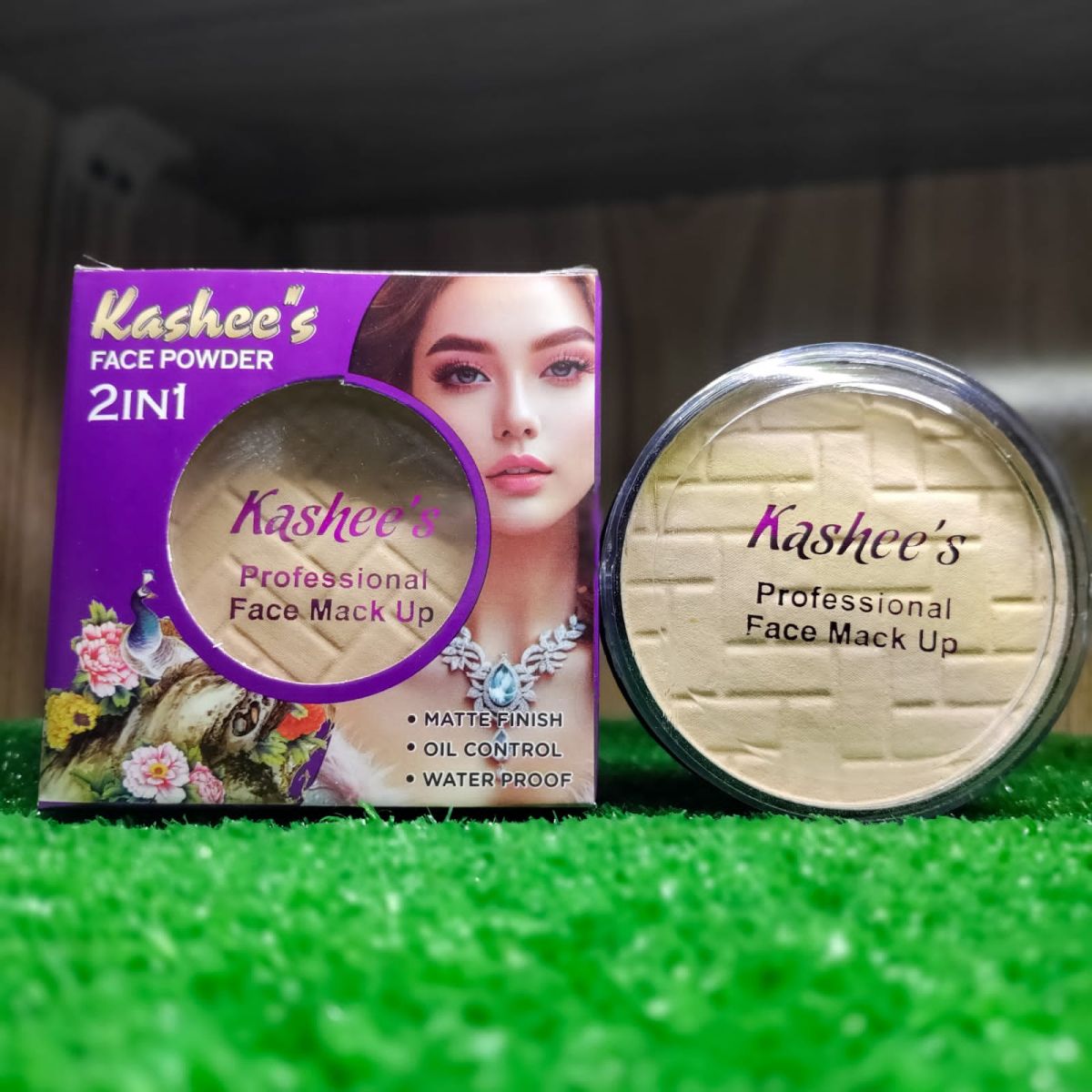 2 In 1 Kashee's Face Powder | Waterproof &amp;amp; Oil Control | Best Face Powder for Your Skin