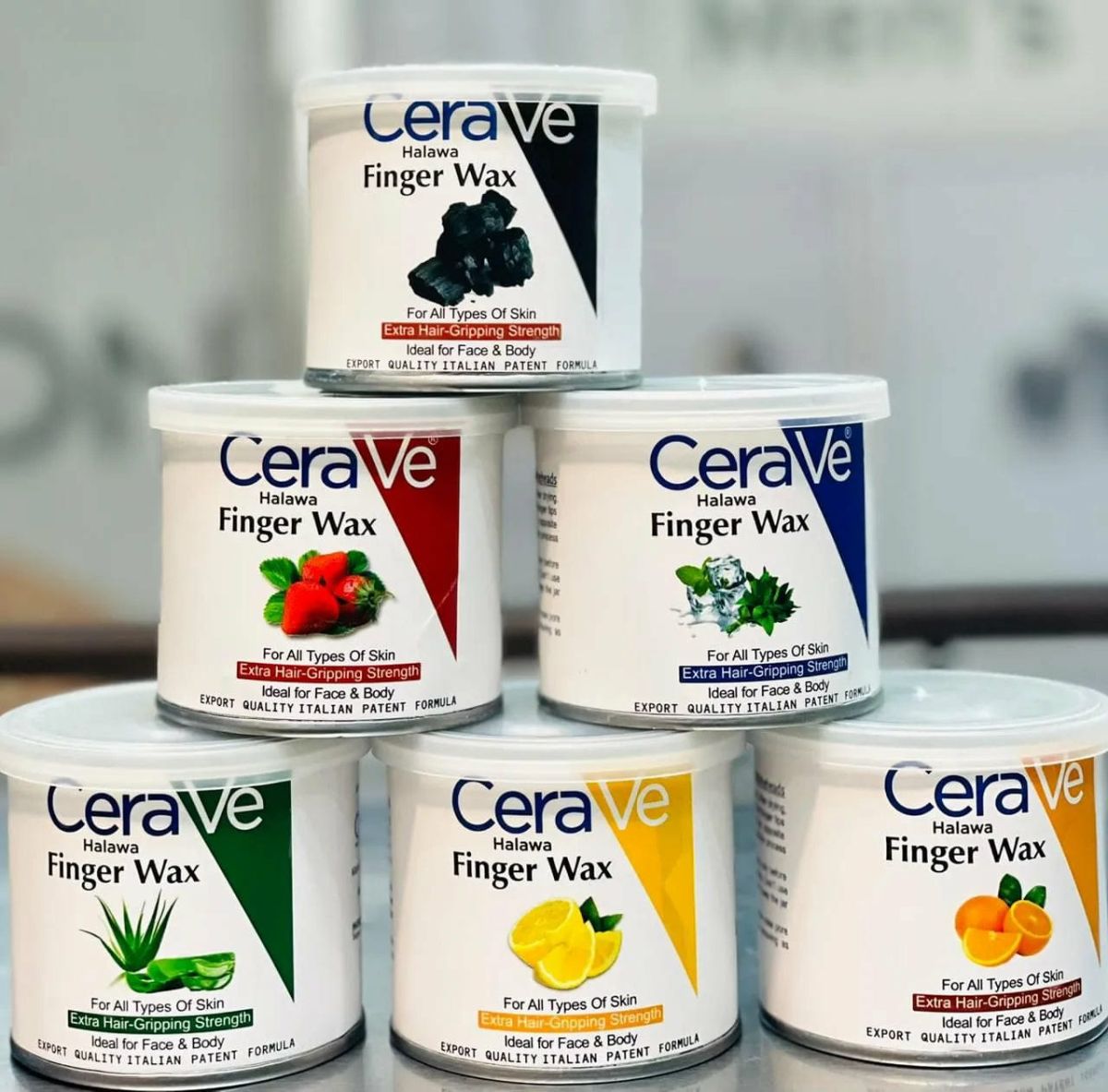 1 Piece CeraVe Halawa Finger Wax | Formulated With Nourishing Ingredients | Ideal for Face &amp;amp; Body 170g