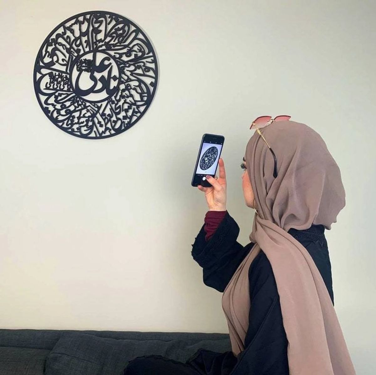 3D Calligraphy Nad-e-ali large Size | Islamic Wall Art | Nad-e-ali Frame | Nad-e-ali Frame For Home Decor &amp; Office Decor | Wooden Wall Art ( 24 x 24 ) View Gallery - Pakistan