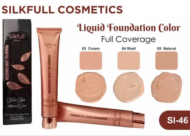 1 Piece Silkfull Tube MakeUp Foundation Waterproof | Best Quality Long-Lasting Foundation Makup Foundation 15g View Gallery - Pakistan