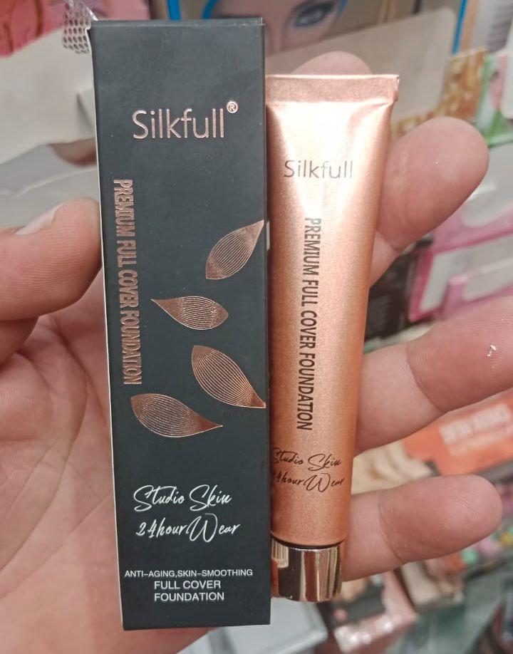 1 Piece Silkfull Tube MakeUp Foundation Waterproof | Best Quality Long-Lasting Foundation Makup Foundation 15g View Gallery - Pakistan