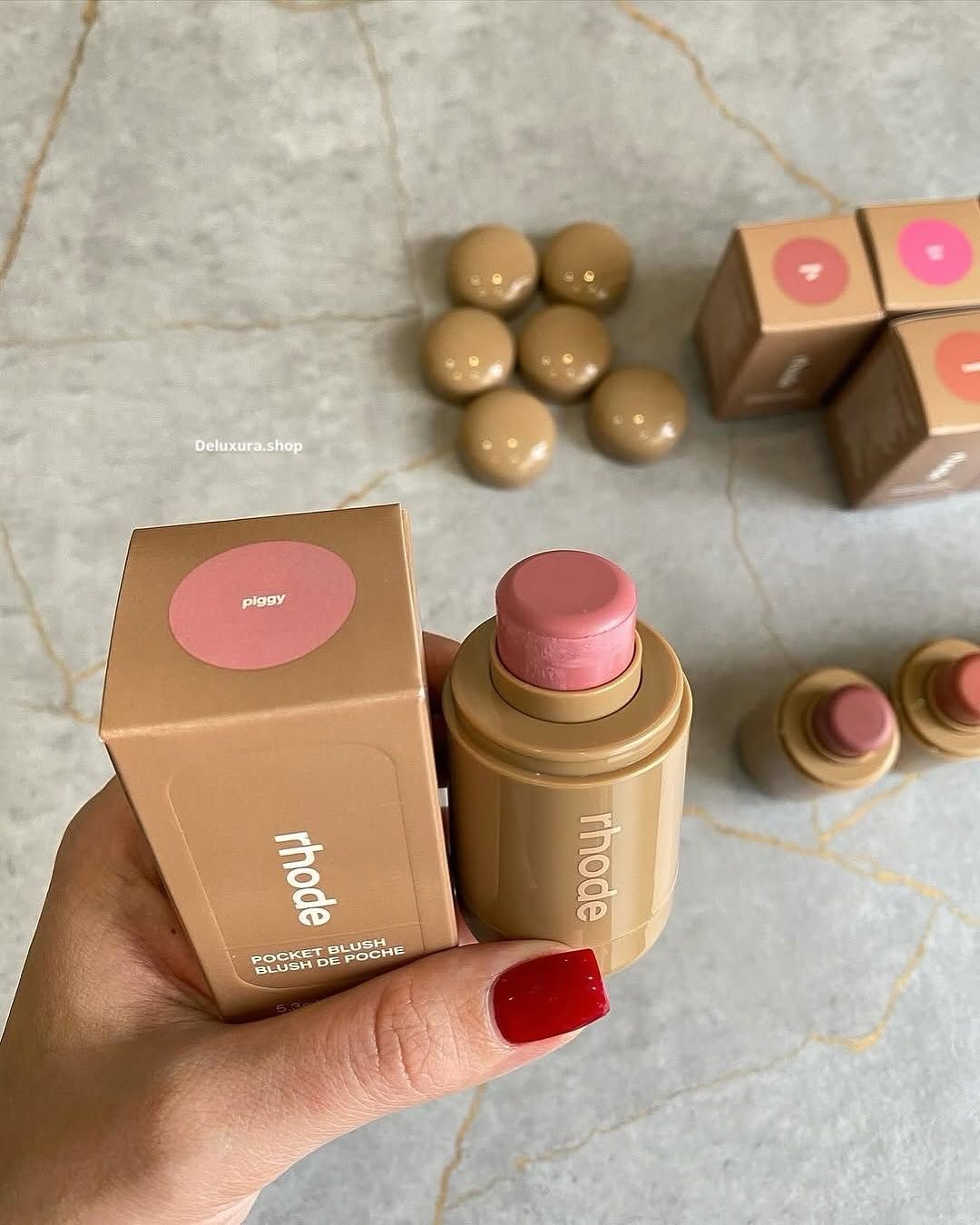 6 Colors Rhode Pocket Blush | Makeup Beauty Cosmetics long Lasting &amp; Moisturizing Pocket Blush View Gallery - Pakistan
