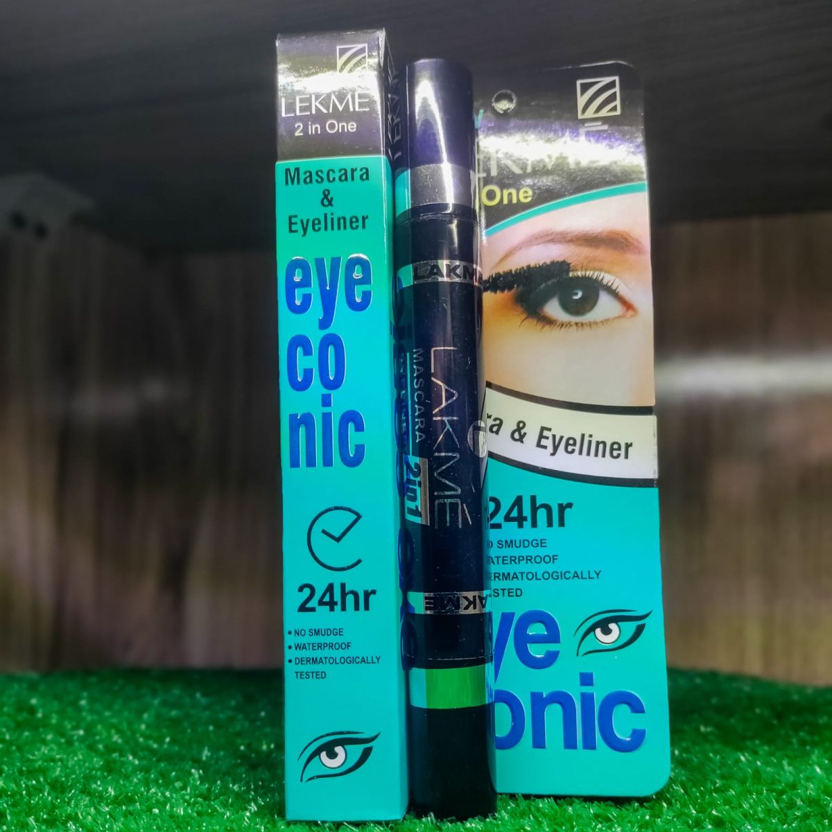 2 in 1 Waterproof Mascara + Liner - Long-Lasting &amp; Waterproof Mascara | Smudge-Proof Formula View Gallery - Pakistan