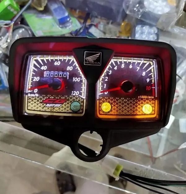 Speedometer for CG 125 Motorcycle | Honda 125cc Bikes With Meter Colour Lights (Complete meter with box) View Gallery - Pakistan