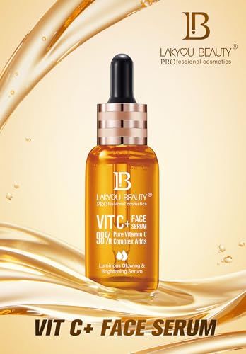 Lakyou Beauty Vitamin C Face Serum – 98% Pure Vitamin C Complex for Luminous Glow, Brightening, Firming &amp; Repairing, 50ml View Gallery - Pakistan