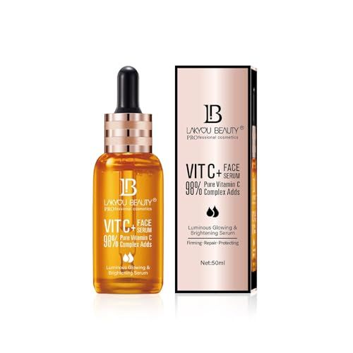Lakyou Beauty Vitamin C Face Serum – 98% Pure Vitamin C Complex for Luminous Glow, Brightening, Firming &amp; Repairing, 50ml View Gallery - Pakistan
