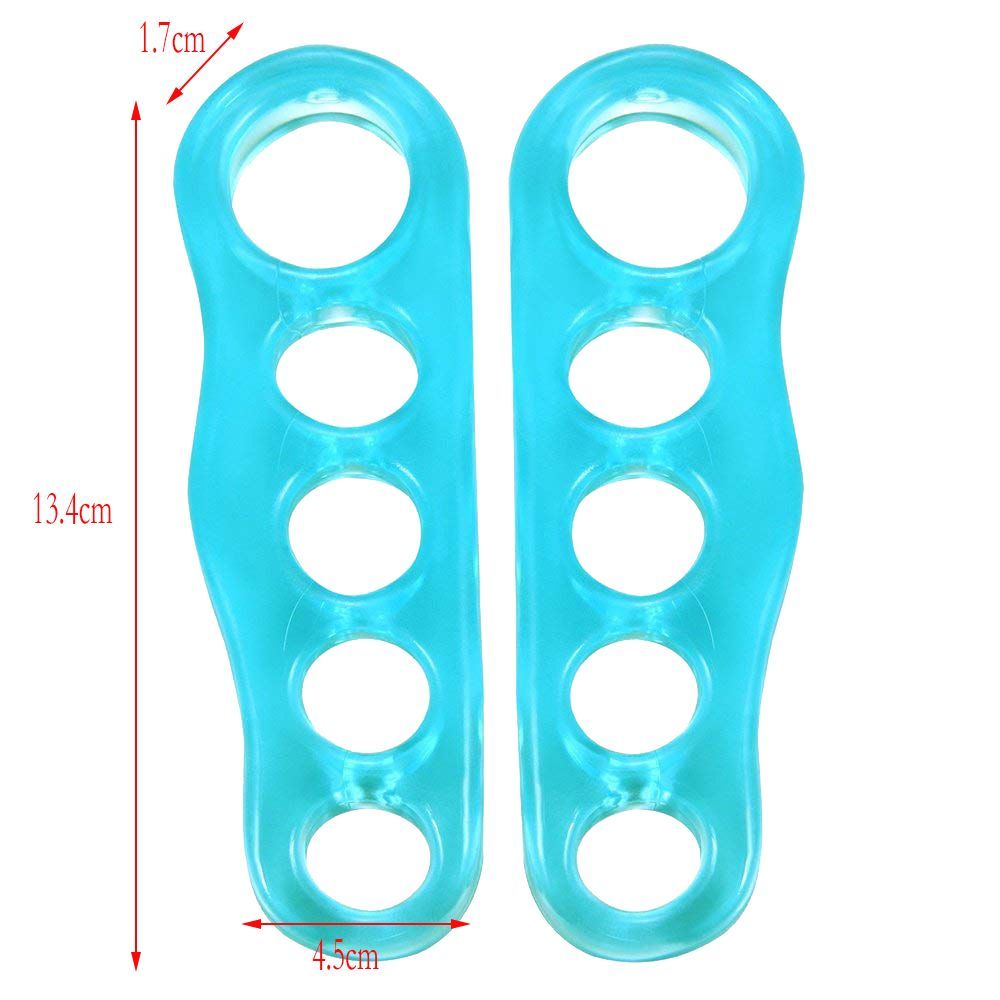 Reusable Gel Toe Separators &amp; Straighteners for Hammer &amp; Overlapping Toes - Unisex ( Random Color ) View Gallery - Pakistan