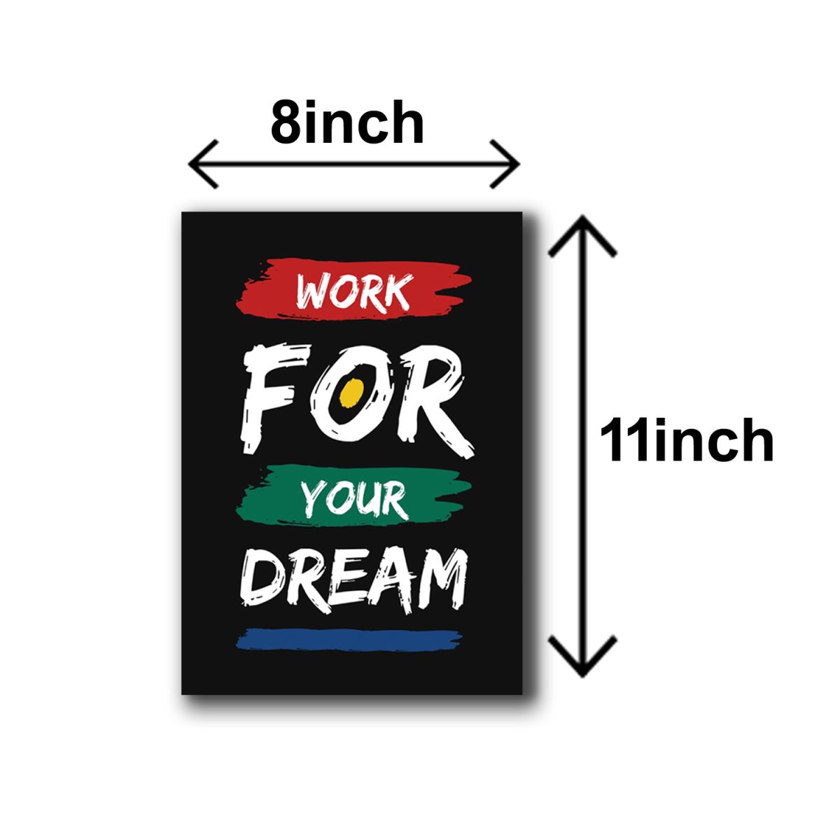 Pack of 6 Motivational sticky wooden frames for wall decore / sticky phototiles View Gallery - Pakistan