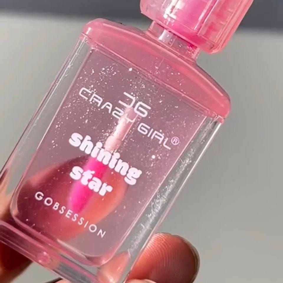 Crazy Girl - Bottle Shape Tinted Jelly Lip Oil | Moisturizing tinted lip gloss (Pink Shade) View Gallery - Pakistan