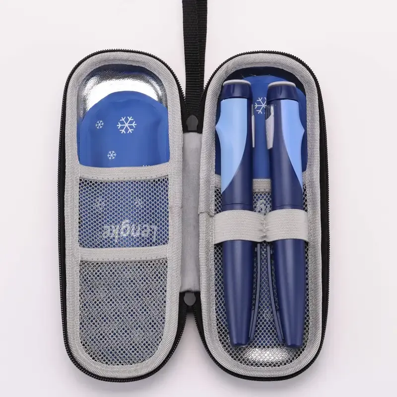 1/2 Set Insulin Pen Cooling Travel Box Diabetes Medication Insulation Cooling Storage Box, with Reusable Ice Packs, Suitable for Insulin Pen and Diabetes Supplies Storage Insulation Bag (Random Color) View Gallery - Pakistan