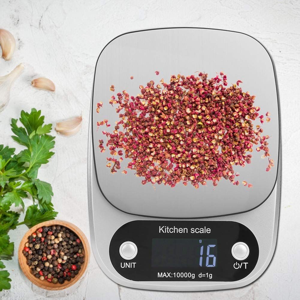 Kitchen Digital Weight Scale Digital Kitchen Scale Digital Weight Machine | Digital Scale with 1 gram to 10000 gram Weight Measurement ( Plastic )