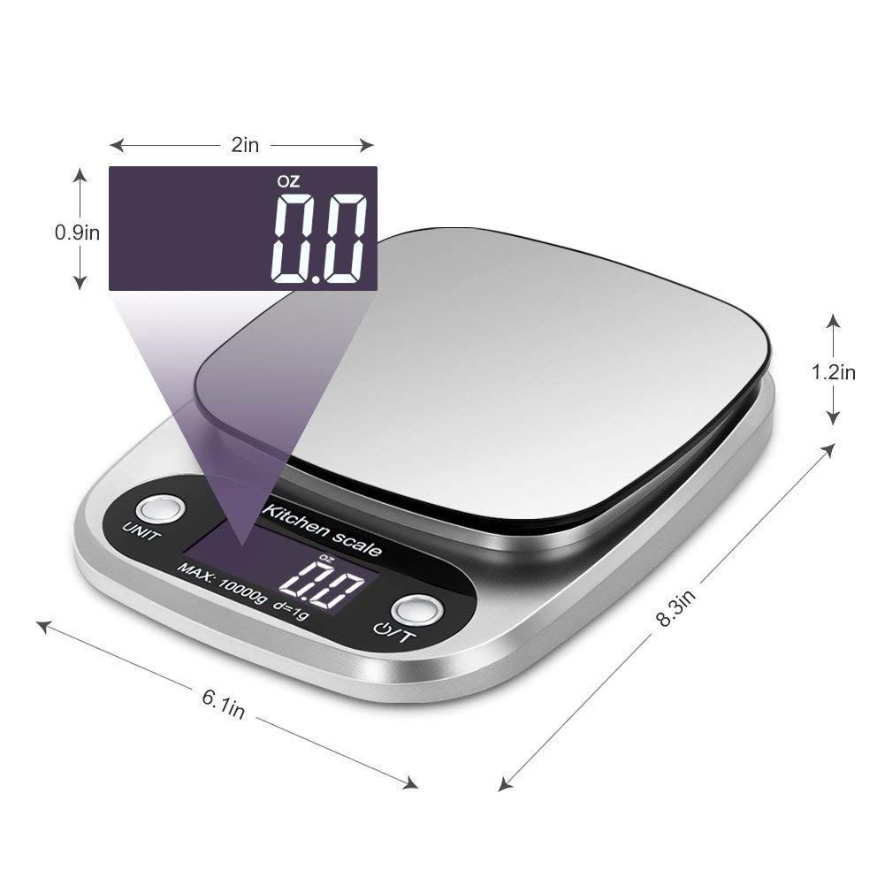 Kitchen Digital Weight Scale Digital Kitchen Scale Digital Weight Machine | Digital Scale with 1 gram to 10000 gram Weight Measurement ( Plastic ) View Gallery - Pakistan