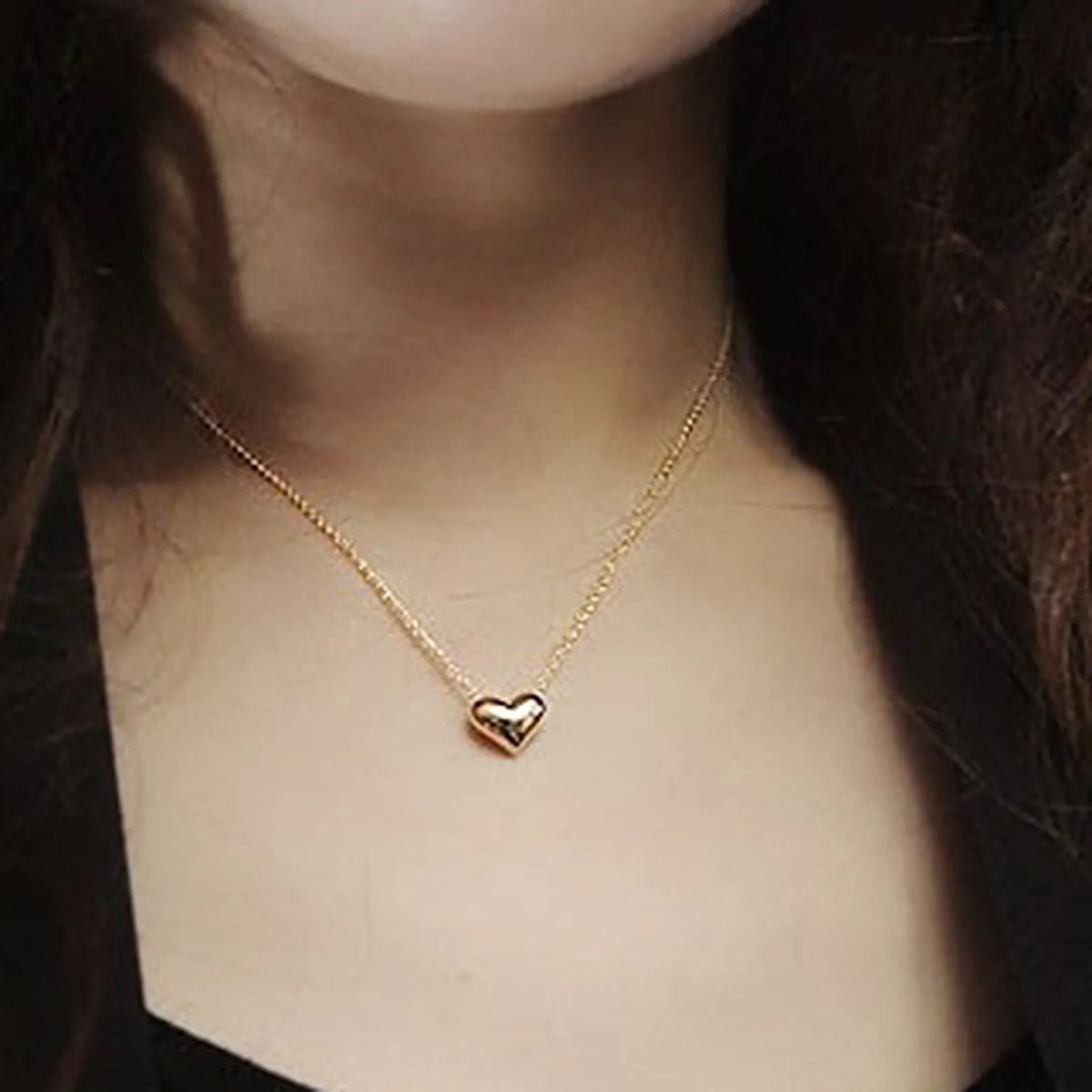 Stainless Steel Heart Shape Necklace |  Love Heart Pendant Necklace | Girls &amp; Women Fashion View Gallery - Pakistan