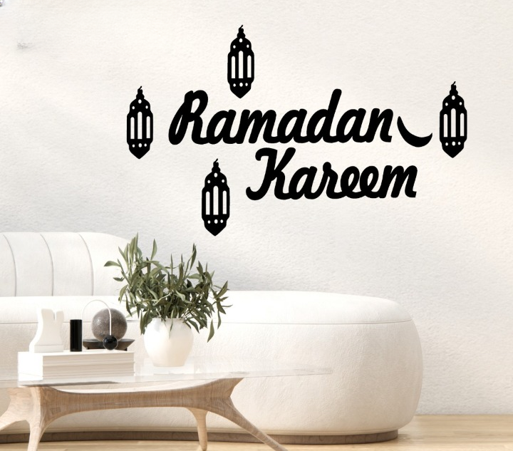 Ramzan kareem Islamic calligraphy 3D Wooden wall Decorative Gift Stylish Design Office Living Room I Decorating Items View Gallery - Pakistan
