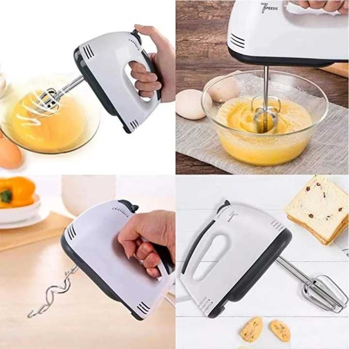 DH-133 Scarlett Multifunctional 7 Speed Mini Mixer Electric Food Blender Scarlett Handheld Mixer Egg Beater Automatic Cream Food Cake Baking Dough Mixer View Gallery - Pakistan
