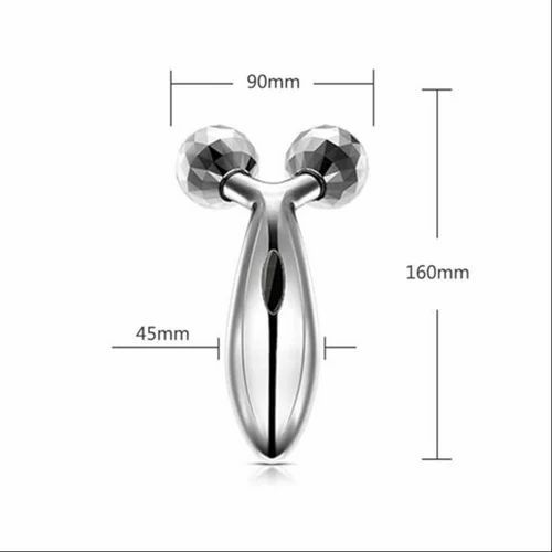 3D Face Massager Roller – 360° Rotation Handheld Y-Shape Plastic Tool for Face Lifting, Anti-Wrinkle, Skin Firming, and Full Body Relaxation | NM-091 ( Random Color ) View Gallery - Pakistan