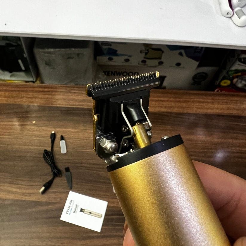 Nikai Professional Hair Trimmer NK-2598 Hair Trimmer Machine For Men | Men Hair Trimmer | Metal Body | Golden Color ( Original ) View Gallery - Pakistan