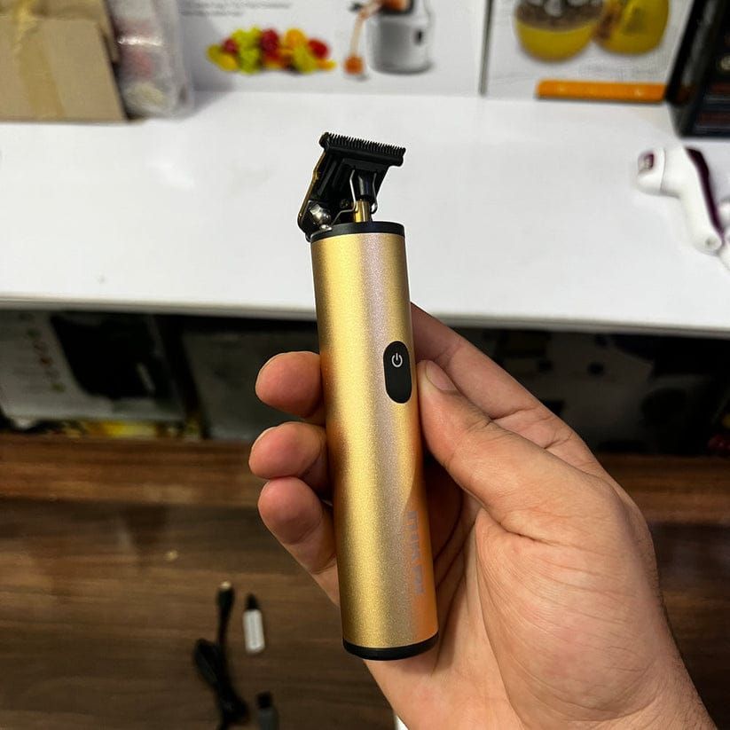 Nikai Professional Hair Trimmer NK-2598 Hair Trimmer Machine For Men | Men Hair Trimmer | Metal Body | Golden Color ( Original ) View Gallery - Pakistan