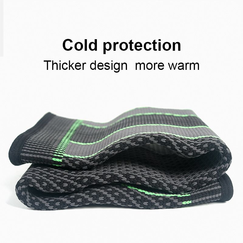 1 Pc Compression Knee Pads Support Sleeve Protector Elastic Kneepad Brace Spring Support Volleyball Running Silicone Long Full Legs Sleeve Arthritis Running Gym Sport View Gallery - Pakistan