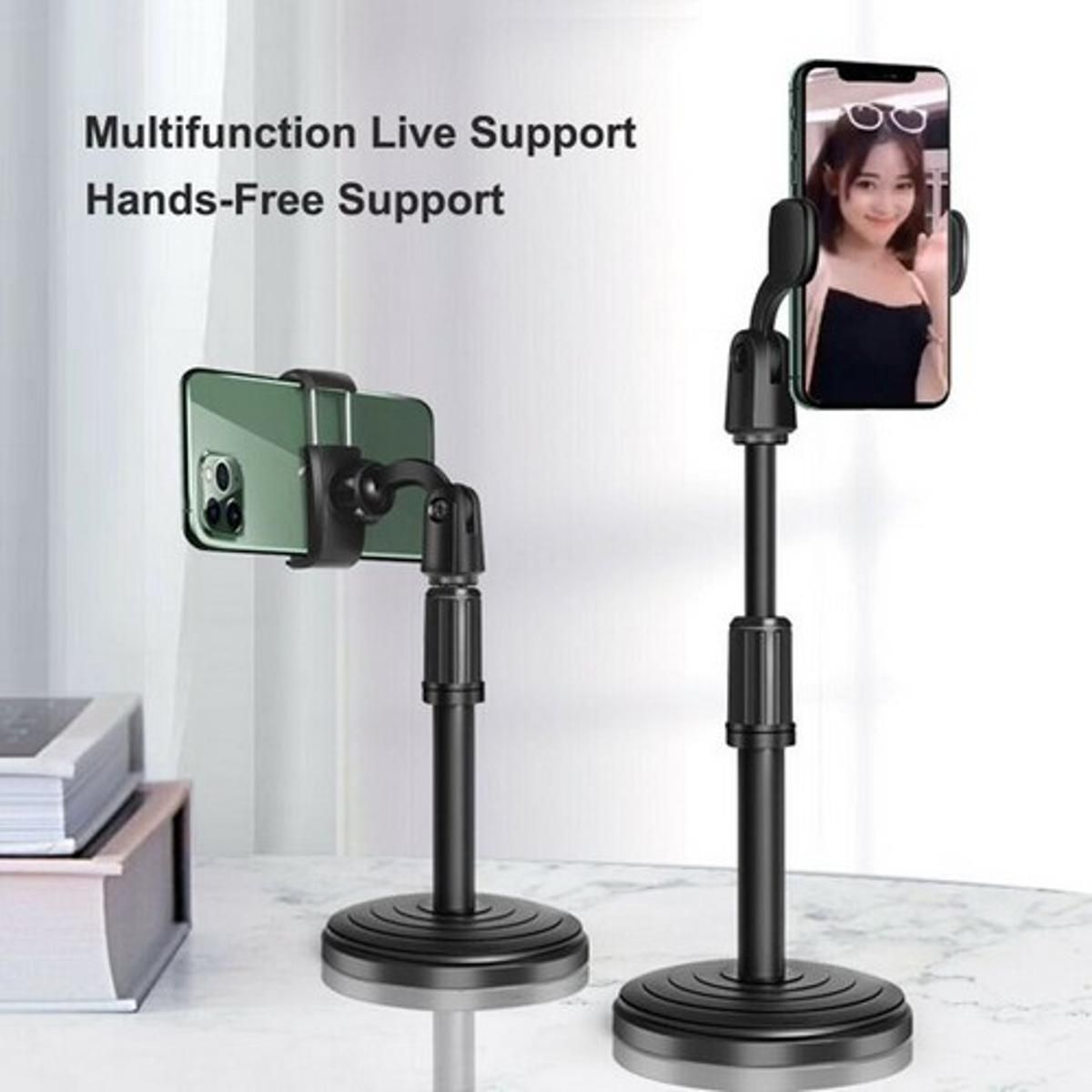Multifunction Mobile Tripod Stand Mini Tripod Stand Mobile Holder Adjustable Height &amp;amp; Angle Phone Holder