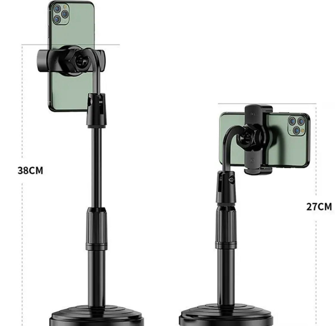 Multifunction Mobile Tripod Stand Mini Tripod Stand Mobile Holder Adjustable Height &amp; Angle Phone Holder View Gallery - Pakistan
