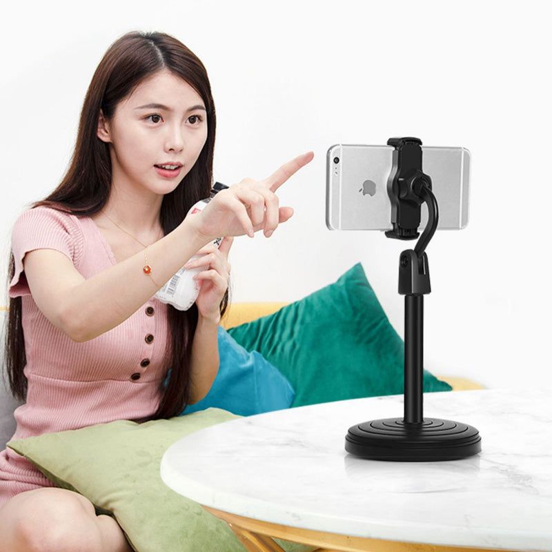 Multifunction Mobile Tripod Stand Mini Tripod Stand Mobile Holder Adjustable Height &amp; Angle Phone Holder View Gallery - Pakistan