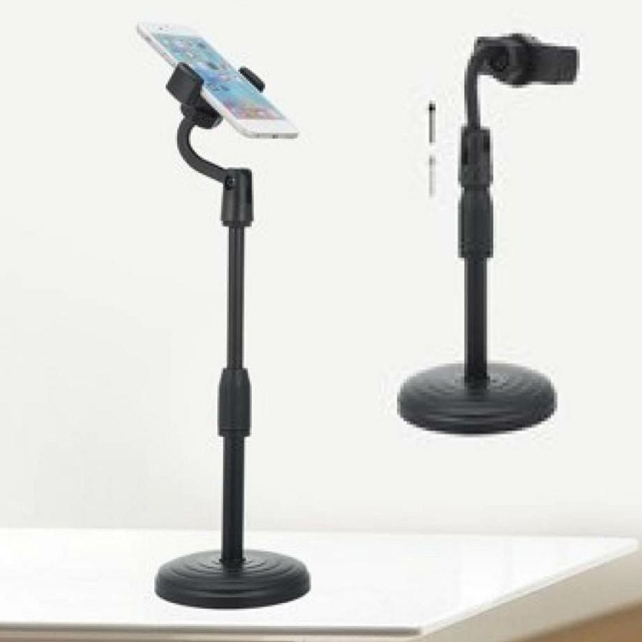 Multifunction Mobile Tripod Stand Mini Tripod Stand Mobile Holder Adjustable Height &amp; Angle Phone Holder View Gallery - Pakistan