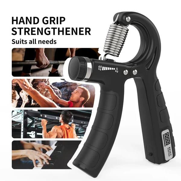Adjustable Exerciser Hand Gripper With Counter Strengthener Adjustable Resistance Wrist Strengthener Forearm Gripper Hand Workout Squeezer Grip Strength Trainer(Random color) View Gallery - Pakistan