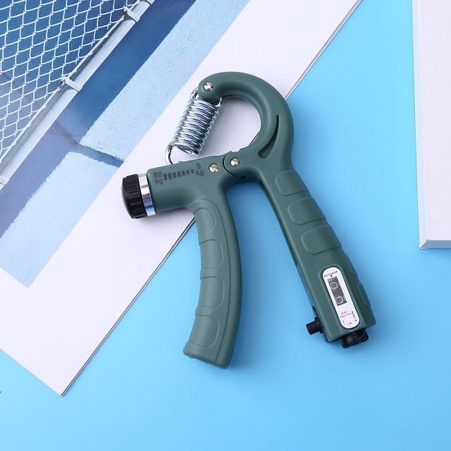 Adjustable Exerciser Hand Gripper With Counter Strengthener Adjustable Resistance Wrist Strengthener Forearm Gripper Hand Workout Squeezer Grip Strength Trainer(Random color) View Gallery - Pakistan