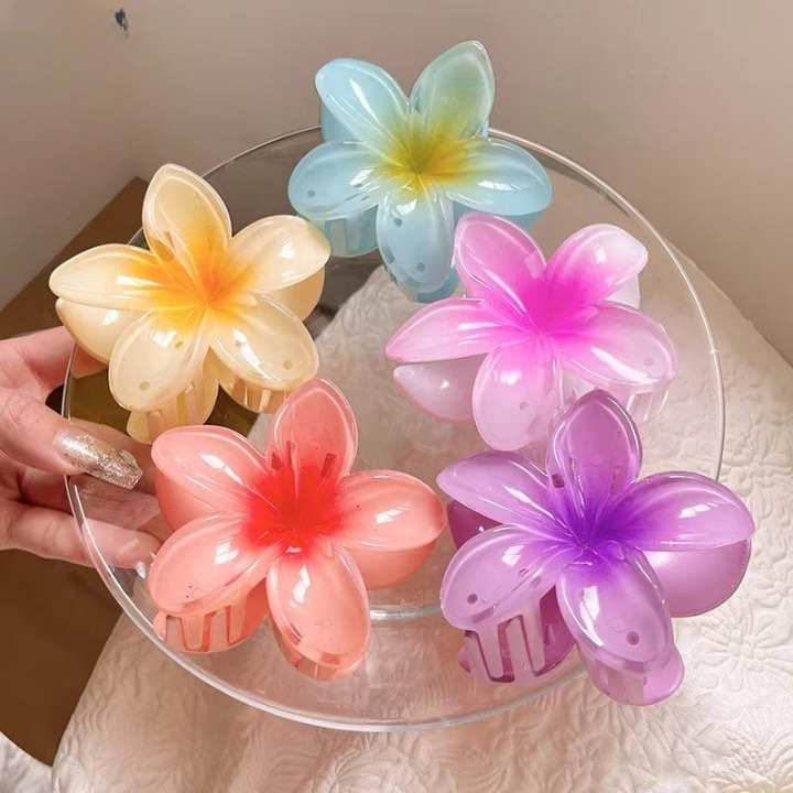 Pack Off 01 Large Sunflower Fashion Girl Hair Clip | Hair Clip For Women | Best Quality Hair Clip ( Random Color ) View Gallery - Pakistan