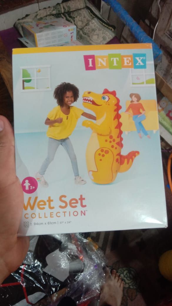 Intex Animal Punching Bag Toy For Kids 3D Bop Bag Boxers Punching Bag Toy Gift Kids Fun ( Random Animal ) View Gallery - Pakistan