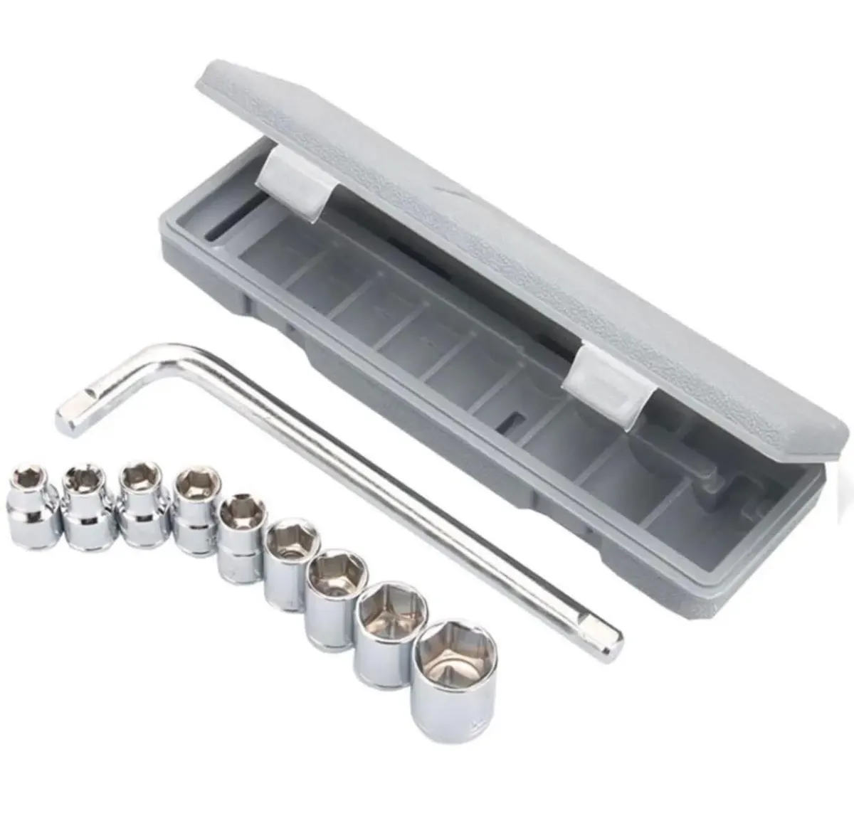 CTW-1810 | 10 Piece High Quality Socket Wrench Set Spanner Car Machine Repair Service Tools Kit | Best Quality Tool Kit  View Gallery - Pakistan
